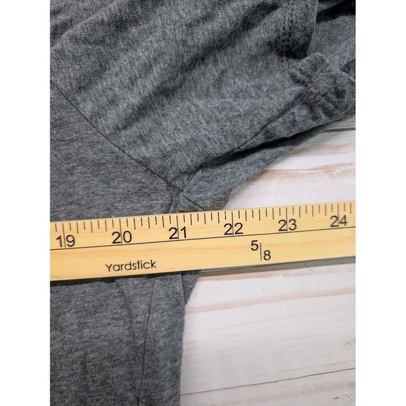 The Nike Tee Size XL JUST DO IT Graphic Gray Short Sleeve‎ Womens Top - Picture 4 of 8